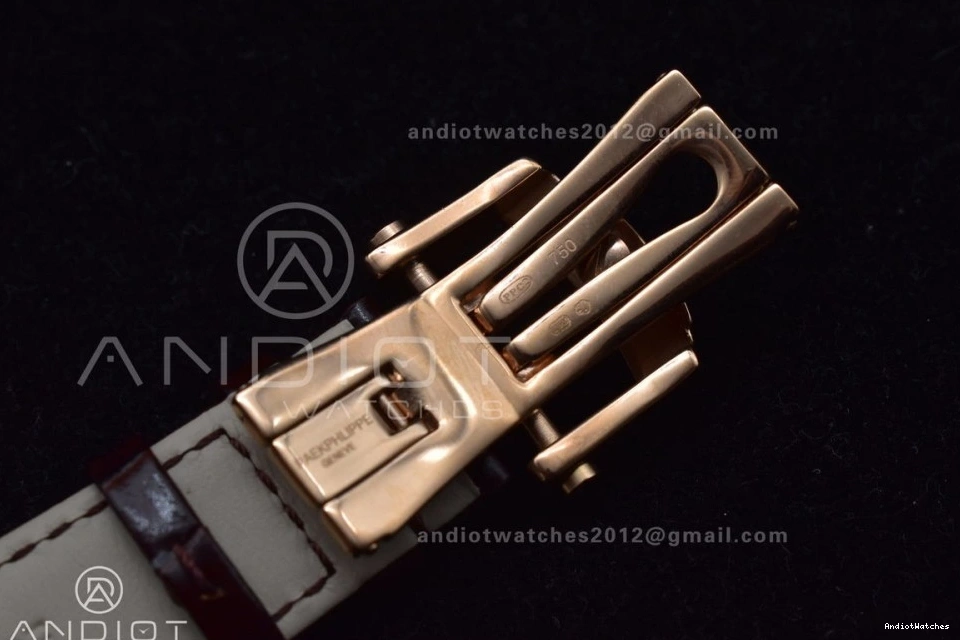 Edition Dial Brown Gray RG Croco 912 GRF on A23J Strap 5712 Nautilus SS Premium Best 0218